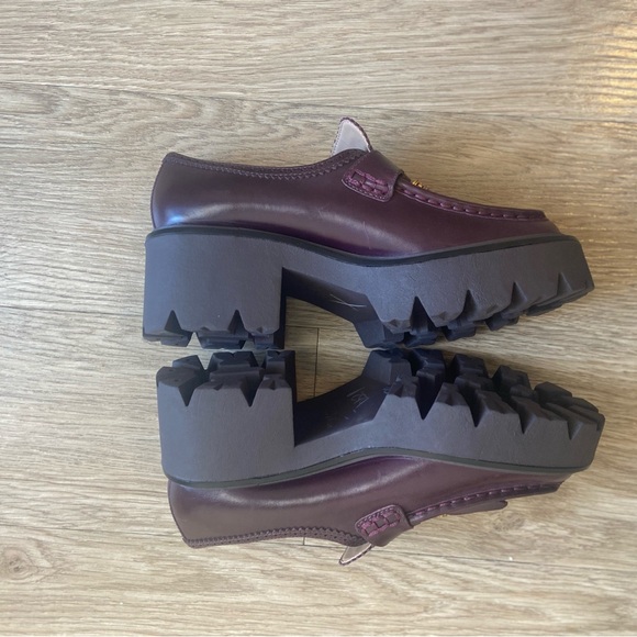 Sam Edelman Burgundy Tassel Slip-On Loafers - Picture 3 of 3